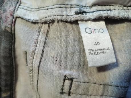 Kvetinové nohavice č. 40, 98perc. bavlna, gina,40