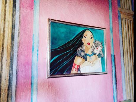 Pocahontas -nádherný akvarel,