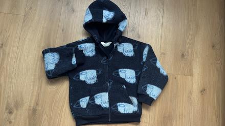 Zateplená bundička h&m veľkosť 110/116, h&m,116