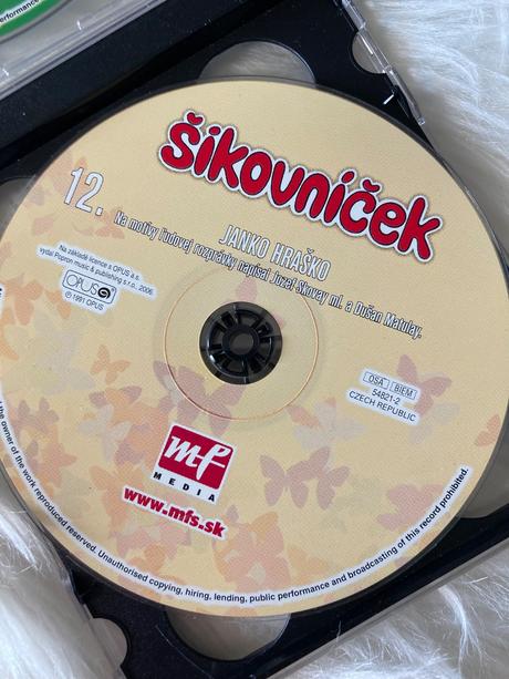 Šikovníček rozprávkové cd 4ks, 