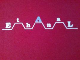 Dámske tričko s nápisom ethanal, s