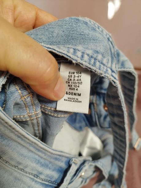 Rifle na traky, denim,104