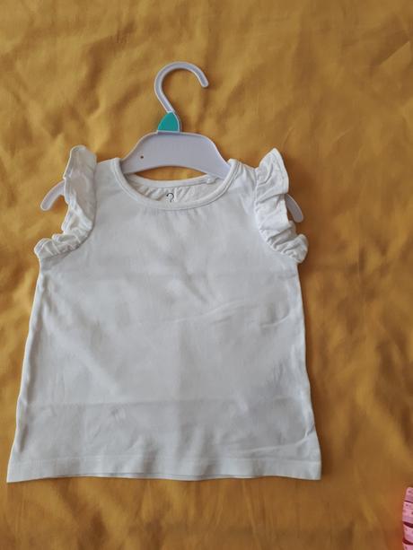 Biele tričko s volánmi, next,80