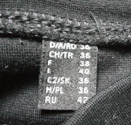 Čierne tcm legíny, tcm,36