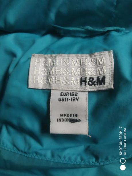 Zimná bunda, h&m,152