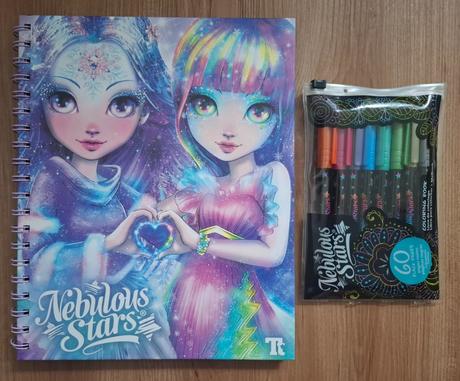 Nebulous star omaľovánky + perá (2),