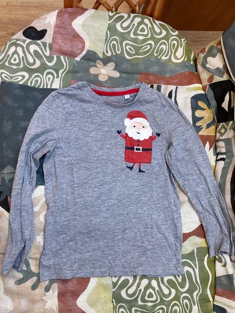 Mikulášske tričko dlhý rukáv, c&a,116