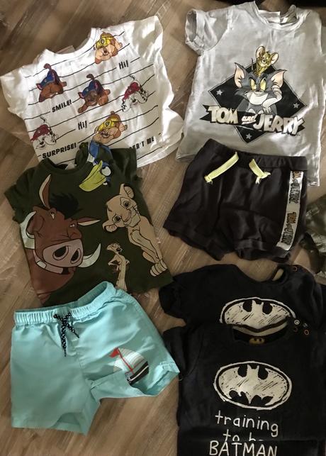 Balík letného oblečenia pre chlapčeka 86/98, 86–98