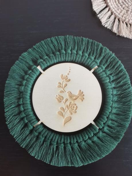 Macrame podložka, 