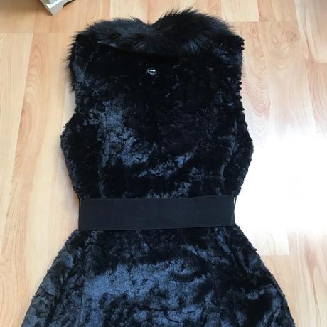 Kožušinová vesta, s