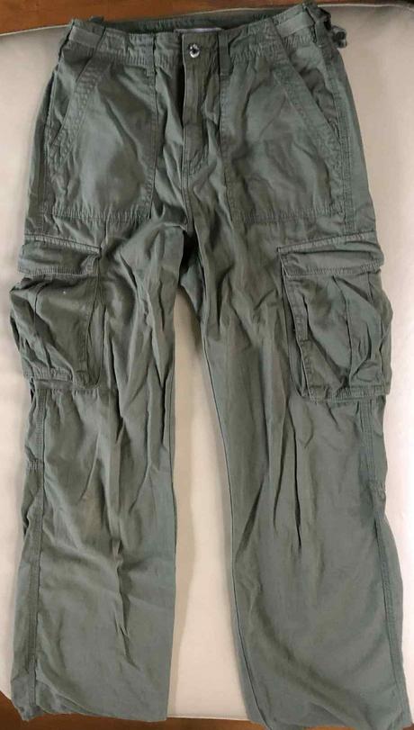 S/36 bershka nohavice, cargo straight, bershka,s