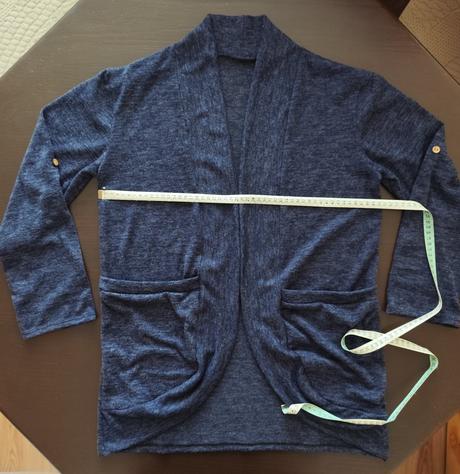 Kardigán s roll-up rukávmi, l