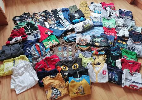 Balík oblečenia - 98,98/104,104 niečo aj 110, 104–116
