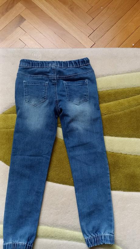 Riflové nohavice na gumu veľ.116, pepco,116