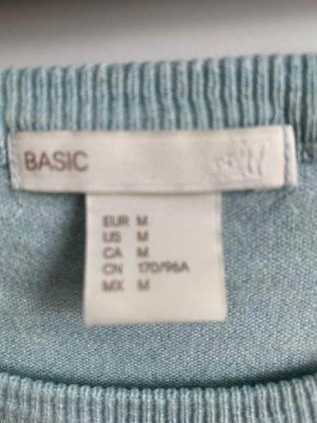 Pulover mint, h&m,m