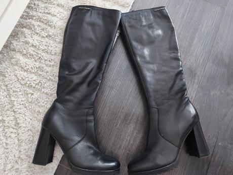 Kožené čižmy solo femme 39, 39