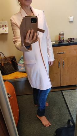 Dámsky vlnený kabát monari, l