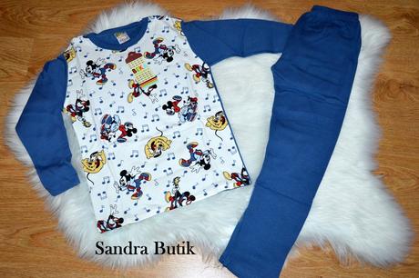 Detské bavlnené pyžamko mickey mouse, 86 - 140