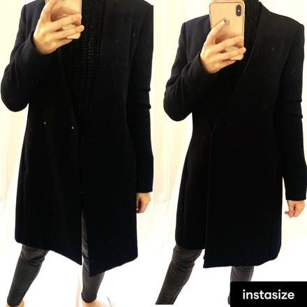 Cierny zara kabat, zara,xs