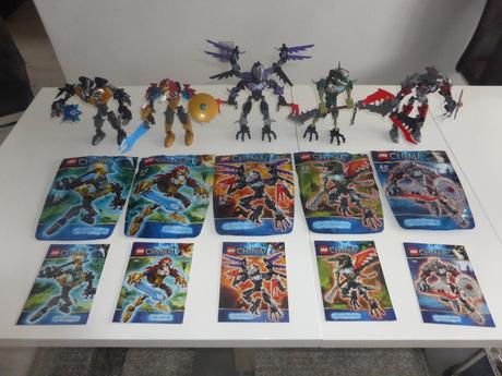 Bojovnici lego chima 70200,02,03,04,05,