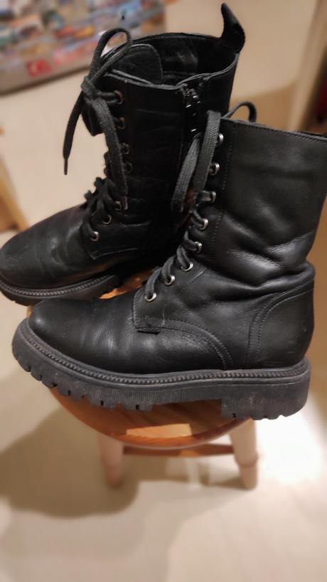 Vysoké kožené topánky, lasocki,35