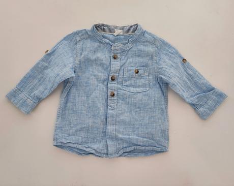 Košeľa s ľanom, h&m,68