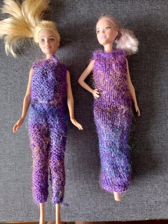 Šaty a nohavice a tričko pre barbie, 