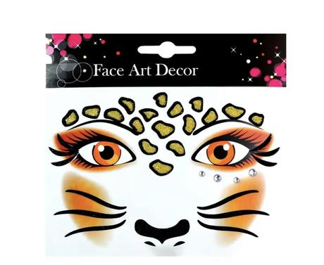 Karnevalový kostým srnka, leopard s nálepkami, 