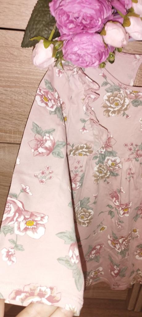 Kvietkované šaty, h&m,104