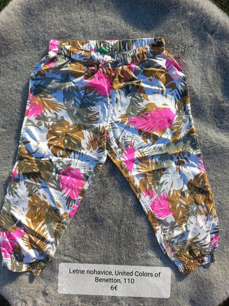 Letne nohavice, united colors of benetton, 110, benetton,110