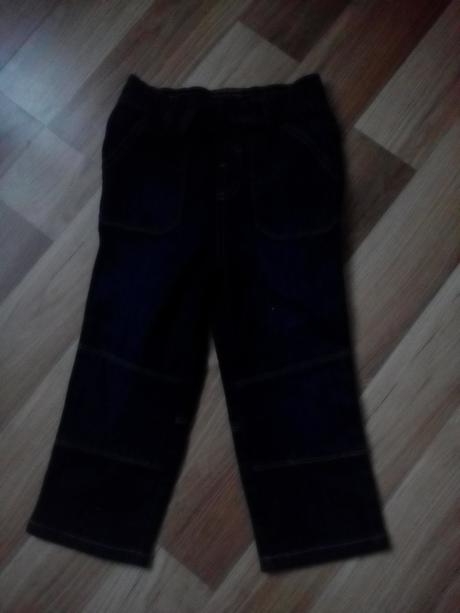 Tričko fialové s riflami pre chlapčeka, 116