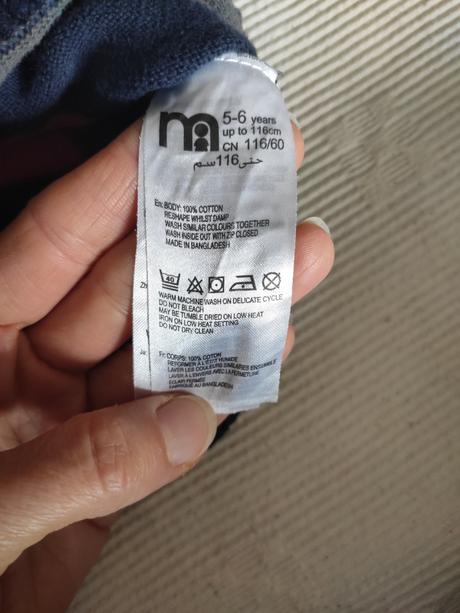 Bavlnený svetrík, mothercare,116