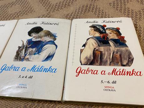 Kompletná sada 1 až 6 diel gabra a málinka amálie, 