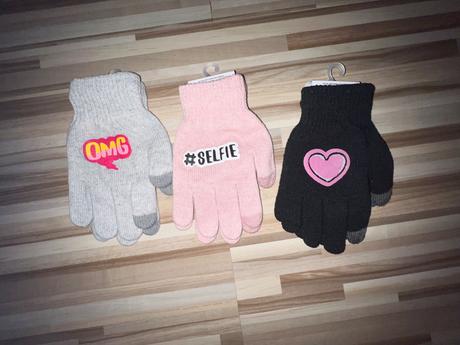 Pevnejsie rukavice s dotykom na telefon, 122 / 128 / 134 / 140