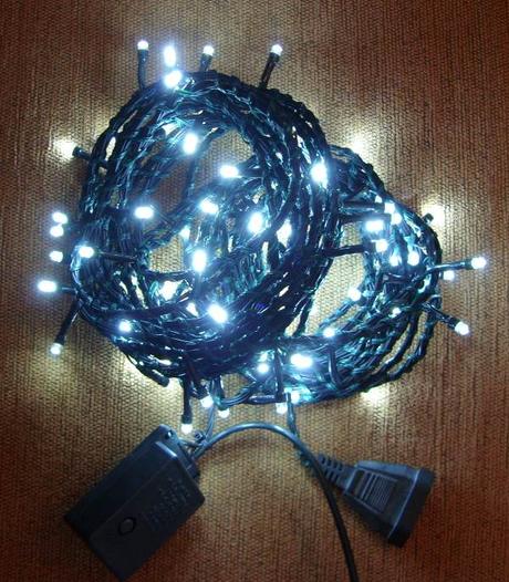Led svetelná reťaz na spájanie teplá biela, 