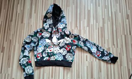 Kvetinková mikinka 34, adidas,34