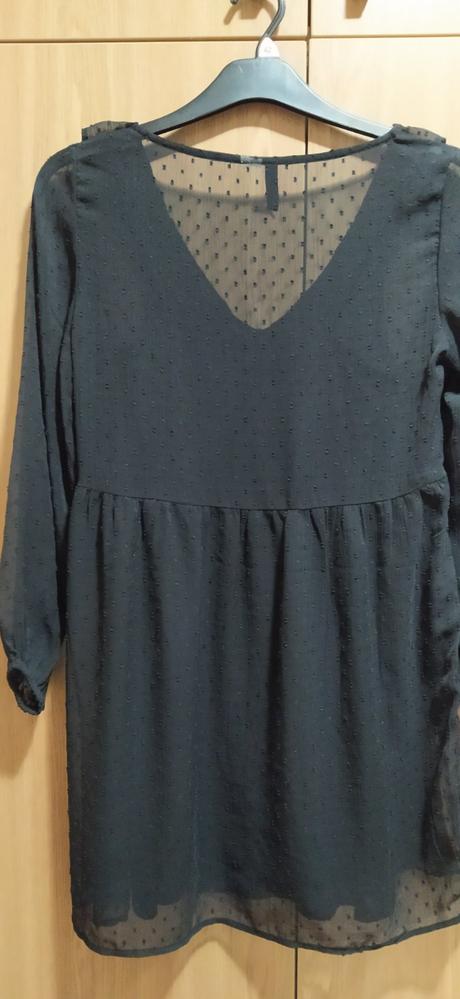 Šaty z látky plumentis, h&m,s