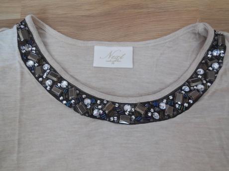 Hnedý top s ozdobami, next,s