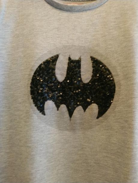 Sivá mikina s motívom batman, mango, 158-164 cm, mango,164