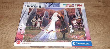 Puzzle frozen - ako nové, 