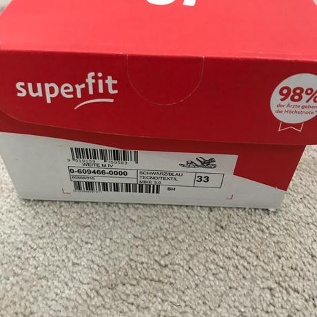 Kozene sandalky, superfit,33