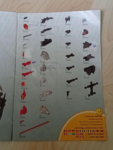 3 x lego hero factory 2192, 6293 a 6216, 