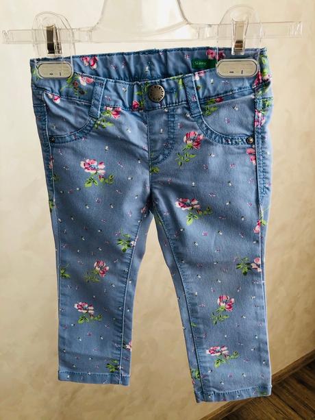 Letné nohavice benetton 1-2 roky, benetton,80