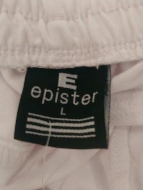 Biele bavlnené trištvrťáky, epister, l, l