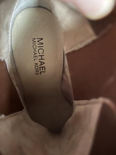 Kožené kotnikove čižmy michael kors, michael kors,39