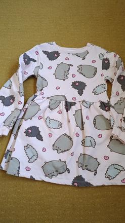 Zateplené šaty pusheen (veľkosť 122/128), sinsay,122
