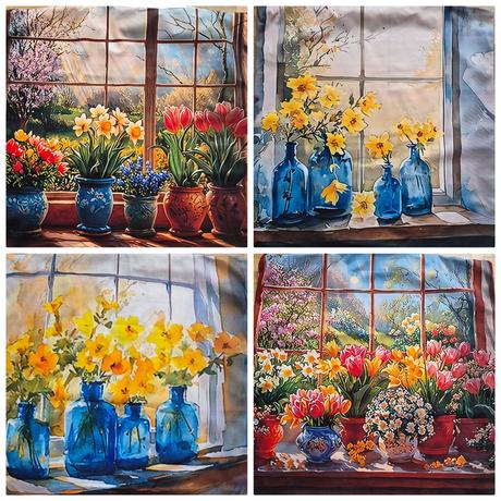 Obliecky na vankuse - vsetky rocne obdobia, 