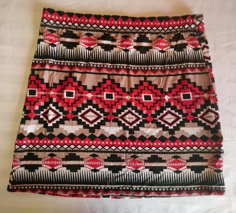 Dámska krátka elastická sukňa so vzorom, select, select,34