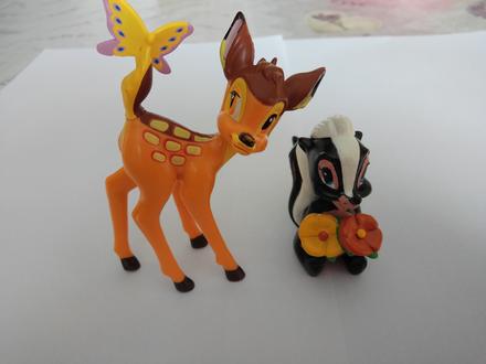 Zvieratka z rozprávky bambi,