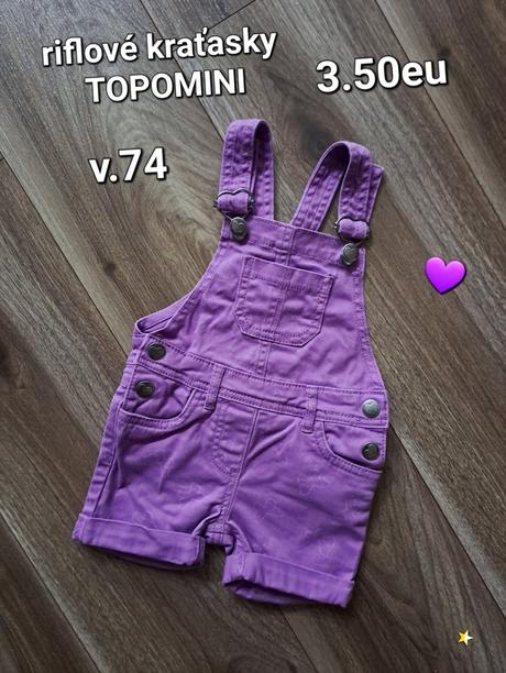 Riflové kraťasky topomini, topomini,74